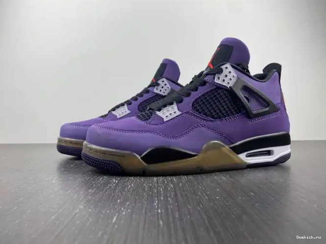 One Kick LN4 Scott and Purple (Friends Travis Family) Retro Jordan 4 766296 0602
